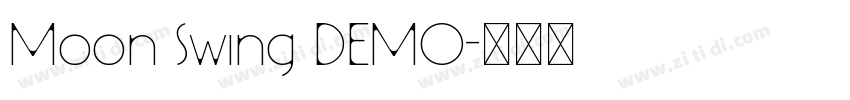 Moon Swing DEMO字体转换